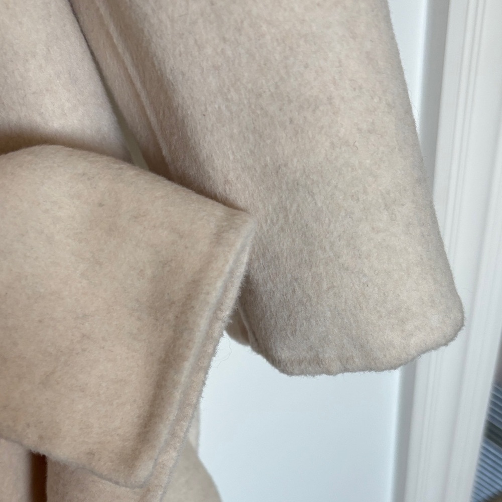 Mango Elegant Cream Long Coat, new with tags - Picture 4 of 7